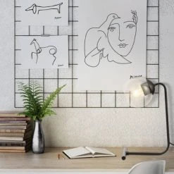 15" Livia Table Lamp with Glass Shade Matte Black - Globe Electric -Desk Lamps sales shop unnamed file 2485