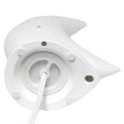 Porcelain Moon Shaped Table Lamp White - Simple Designs -Desk Lamps sales shop unnamed file 2509