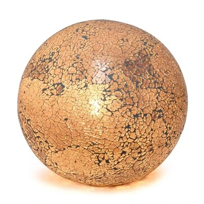 1 Light Mosaic Stone Ball Table Lamp Gray - Simple Designs 1 1 Light Mosaic Stone Ball Table Lamp Gray - Simple Designs