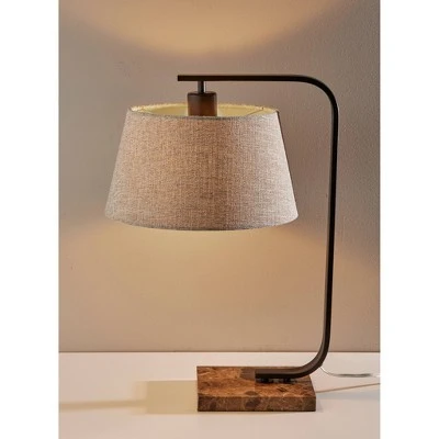 Bernard Table Lamp Black - Adesso 2 Bernard Table Lamp Black - Adesso - Image 2