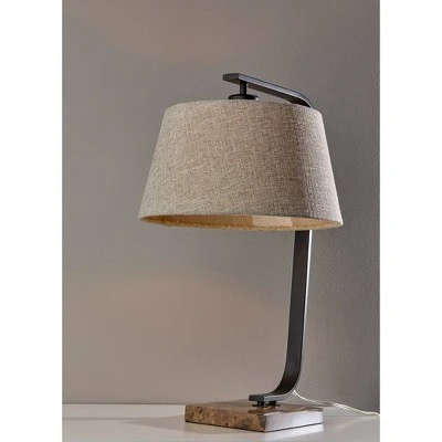 Bernard Table Lamp Black - Adesso 4 Bernard Table Lamp Black - Adesso - Image 4