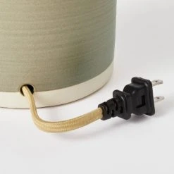 Threshold Designed W/Studio McGee Medium Ceramic Table Lamp (Includes LED Light Bulb) Gray/Green - Threshold™ designed with Studio McGee -Desk Lamps sales shop unnamed file 264