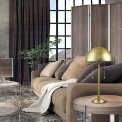 Globe Electric 21" Haydel 2 Light Table Lamp - Novogratz x Globe Rose Gold -Desk Lamps sales shop unnamed file 2665