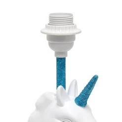 Sparkling Unicorn Table Lamp Blue/White - Simple Designs -Desk Lamps sales shop unnamed file 2699