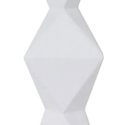 20.5" Knox Stacked Diamond Tale Lamp Satin White - Decor Therapy 10 20.5" Knox Stacked Diamond Tale Lamp Satin White - Decor Therapy -Desk Lamps sales shop unnamed file 2714