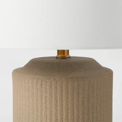 Threshold Designed W/Studio McGee Ceramic Assembled Table Lamp (Includes LED Light Bulb) Gray - Threshold™ designed with Studio McGee 3 Threshold Designed W/Studio McGee Ceramic Assembled Table Lamp (Includes LED Light Bulb) Gray - Threshold™ designed with Studio McGee - Image 3