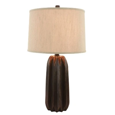26.5" Acton Resin Table Lamp Brown - Decor Therapy 1 26.5" Acton Resin Table Lamp Brown - Decor Therapy