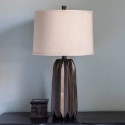 26.5" Acton Resin Table Lamp Brown - Decor Therapy 8 26.5" Acton Resin Table Lamp Brown - Decor Therapy -Desk Lamps sales shop unnamed file 2722