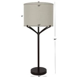 30" Ledger 4 Arm Table Lamp Painted Bronze - Decor Therapy -Desk Lamps sales shop unnamed file 2736