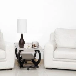 1 Light Restoration Tear Drop Table Lamp Espresso Brown - Simple Designs -Desk Lamps sales shop unnamed file 2759