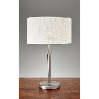22" Hayworth Collection Table Lamp Silver - Adesso 1 22" Hayworth Collection Table Lamp Silver - Adesso