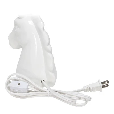 Sparkling Unicorn Table Lamp Silver/White - Simple Designs 7 Sparkling Unicorn Table Lamp Silver/White - Simple Designs - Image 7