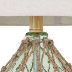 23" x 12" Rayna Rope Wrapped Table Lamp Blue - Decor Therapy -Desk Lamps sales shop unnamed file 2818