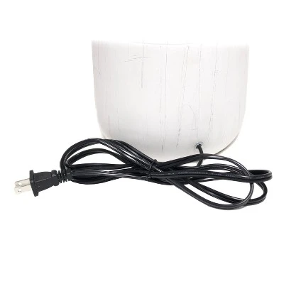 Rustic Deer Buck Nature Printed Ceramic Accent Table Lamp with Fabric Shade White - Simple Designs 6 Rustic Deer Buck Nature Printed Ceramic Accent Table Lamp with Fabric Shade White - Simple Designs - Image 6