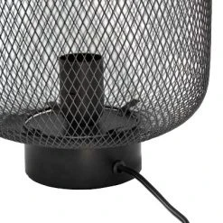 Metal Mesh Industrial Table Lamp Black - Simple Designs -Desk Lamps sales shop unnamed file 2839