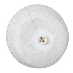 Metal Mesh Industrial Table Lamp White - Simple Designs 11 Metal Mesh Industrial Table Lamp White - Simple Designs -Desk Lamps sales shop unnamed file 2862