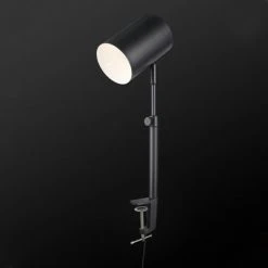 18" Adjustable Height Clamp Arm Pratt Table Lamp Matte Black - Globe Electric -Desk Lamps sales shop unnamed file 2941