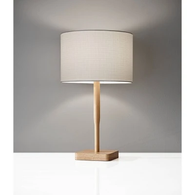 21" Ellis Table Lamp Tan - Adesso 1 21" Ellis Table Lamp Tan - Adesso
