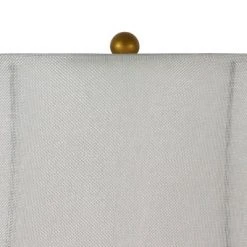 21" Strapped Steel Ball Table Lamp Antique Gold - Decor Therapy -Desk Lamps sales shop unnamed file 3055