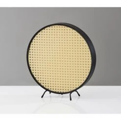 Atwood Table Lantern (Includes LED Light Bulb) Black - Adesso -Desk Lamps sales shop unnamed file 3069