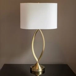 Decor Therapy 27" Sculpted Table Lamp Satin Brass - Decor Threapy 14 Decor Therapy 27" Sculpted Table Lamp Satin Brass - Decor Threapy -Desk Lamps sales shop unnamed file 3075