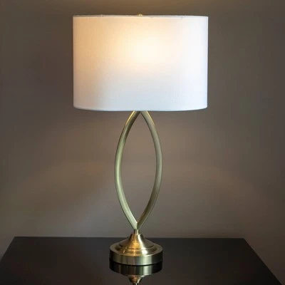 Decor Therapy 27" Sculpted Table Lamp Satin Brass - Decor Threapy 7 Decor Therapy 27" Sculpted Table Lamp Satin Brass - Decor Threapy - Image 7