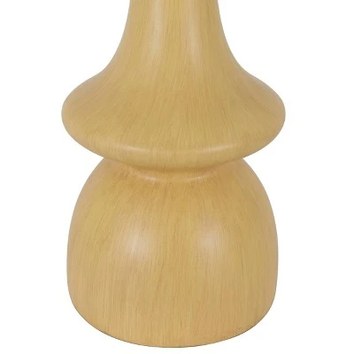 26" Carlita Table Lamp Natural Wood - Decor Therapy 2 26" Carlita Table Lamp Natural Wood - Decor Therapy - Image 2