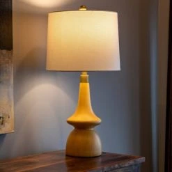 26" Carlita Table Lamp Natural Wood - Decor Therapy 17 26" Carlita Table Lamp Natural Wood - Decor Therapy -Desk Lamps sales shop unnamed file 3090