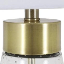 26.25" Glass and Metal Cadance Convex Table Lamp (Includes LED Light Bulb) Antique Brass - Decor Therapy 13 26.25" Glass and Metal Cadance Convex Table Lamp (Includes LED Light Bulb) Antique Brass - Decor Therapy -Desk Lamps sales shop unnamed file 3096