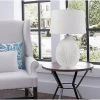 26.8" Olbia Ceramic Table Lamp White - Cal Lighting