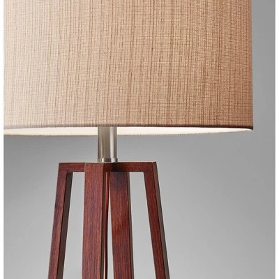 23.75" Quinn Table Lamp Brown - Adesso 2 23.75" Quinn Table Lamp Brown - Adesso - Image 2