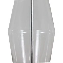 26" Glass and Metal Cadance Convex Clear Table Lamp (Includes LED Light Bulb) Brushed Steel - Decor Therapy -Desk Lamps sales shop unnamed file 3148