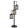 37.5" Pacific Metal Table Lamp with Mesh Shade (Includes Light Bulb) Dark Bronze - Cal Lighting