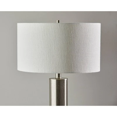 Ezra Table Lamp Silver - Adesso 2 Ezra Table Lamp Silver - Adesso - Image 2