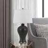 27" Megara Ceramic Pair of Table Lamp Black - Cal Lighting