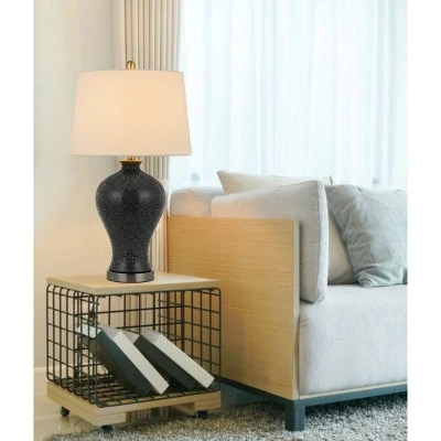 27" Megara Ceramic Pair of Table Lamp Black - Cal Lighting 2 27" Megara Ceramic Pair of Table Lamp Black - Cal Lighting - Image 2