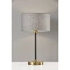 24" Bergen Collection Table Lamp Black - Adesso