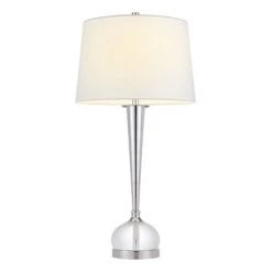 30" Metal/Crystal Table Lamp Set Brushed Steel - Cal Lighting 7 30" Metal/Crystal Table Lamp Set Brushed Steel - Cal Lighting -Desk Lamps sales shop unnamed file 3253