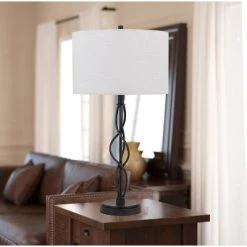 30" Metal Antony Table Lamp Bronze - Cal Lighting