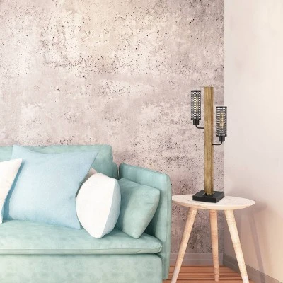 32" Wood/Metal Contemporary Table Lamp Light Oak - Cal Lighting 4 32" Wood/Metal Contemporary Table Lamp Light Oak - Cal Lighting - Image 4