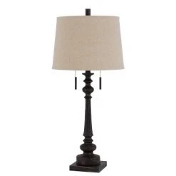 31.5" Resin Traditional Table Lamp Rustic Iron - Cal Lighting -Desk Lamps sales shop unnamed file 3348