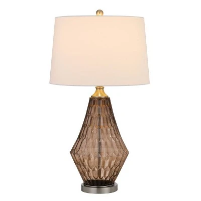 31" Conover Glass Table Lamp Smoky Finish Gray - Cal Lighting 1 31" Conover Glass Table Lamp Smoky Finish Gray - Cal Lighting