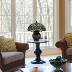 18.25" Metal Contemporary Mission Table Lamp with Tiffany Glass Shade - Cal Lighting 6 18.25" Metal Contemporary Mission Table Lamp with Tiffany Glass Shade - Cal Lighting -Desk Lamps sales shop unnamed file 3392