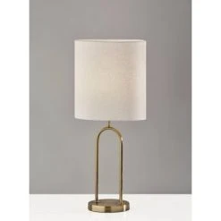 Joey Table Lamp Antique Brass - Adesso
