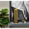 Hayden LED Table Lamp with Gold Foil (Includes LED Light Bulb) Black - Adesso