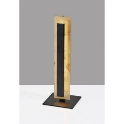 Hayden LED Table Lamp with Gold Foil (Includes LED Light Bulb) Black - Adesso -Desk Lamps sales shop unnamed file 3508