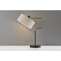 Jacob Table Lamp Black/Brass - Adesso 15 Jacob Table Lamp Black/Brass - Adesso -Desk Lamps sales shop unnamed file 3560