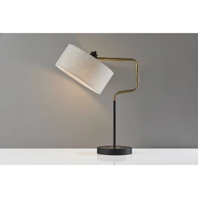 Jacob Table Lamp Black/Brass - Adesso 5 Jacob Table Lamp Black/Brass - Adesso - Image 5