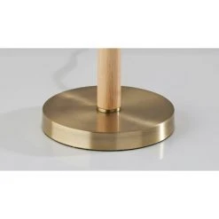 Madeline Table Lamp Natural Rubberwood Antique Brass - Adesso 7 Madeline Table Lamp Natural Rubberwood Antique Brass - Adesso -Desk Lamps sales shop unnamed file 3572