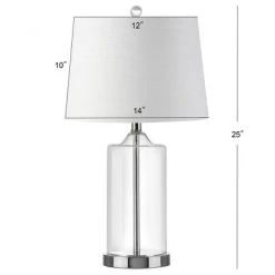 JONATHAN Y 25" Glass Walsh Table Lamp (Includes LED Light Bulb) Clear - JONATHAN Y 5 JONATHAN Y 25" Glass Walsh Table Lamp (Includes LED Light Bulb) Clear - JONATHAN Y -Desk Lamps sales shop unnamed file 3625